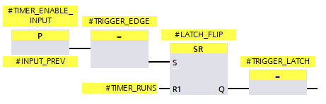 Input positive-edge detector and latched logical gateway